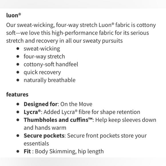 π Lululemon Define Jacket Black Size 8 - Picture 13 of 14